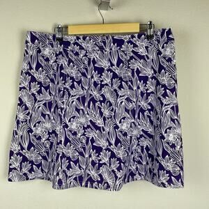 RipSkirt‎ Length 2 Purple White Floral Swim Wrap Skirt Size XL Viola Print